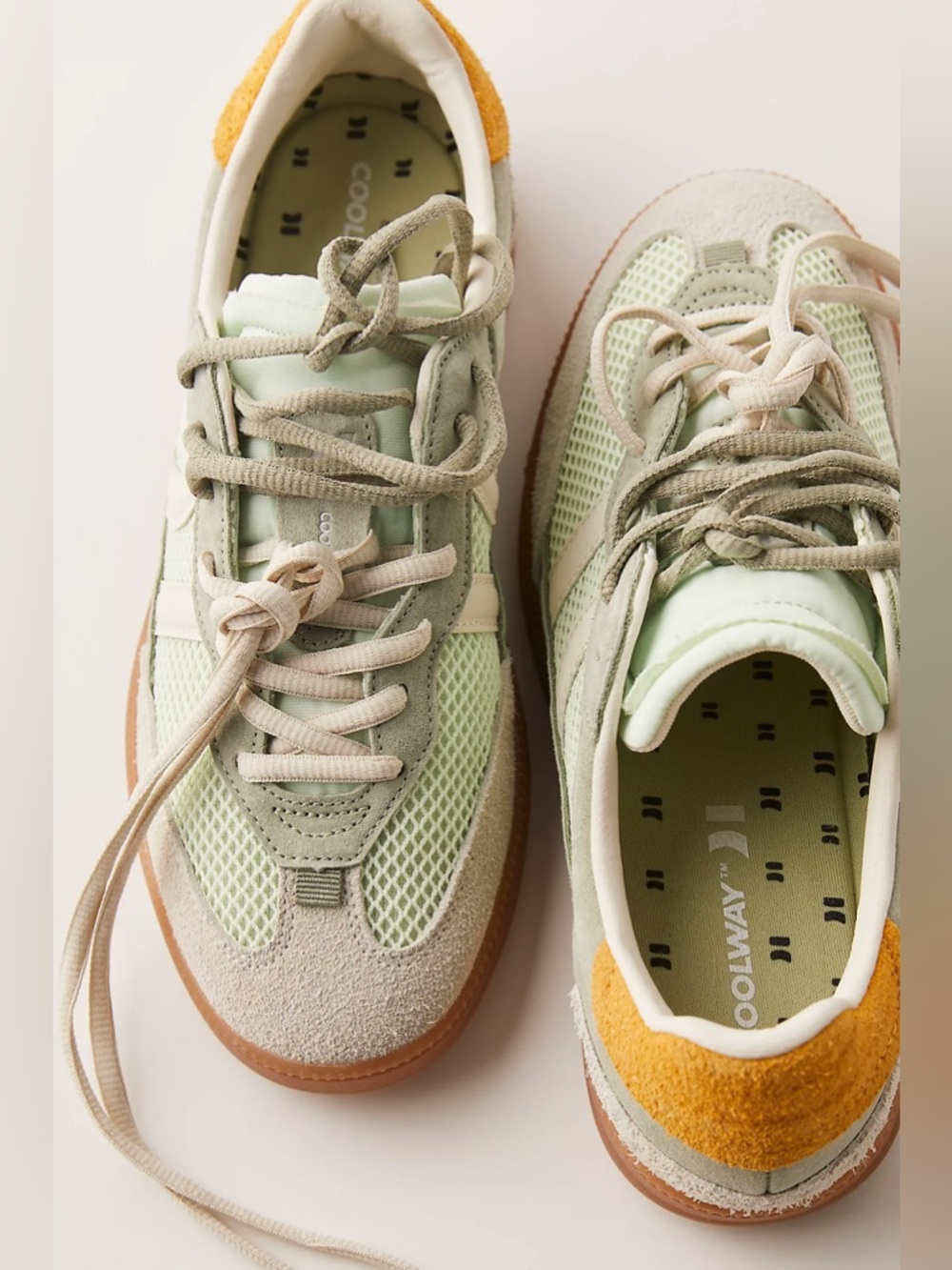 New Free People Coolway Baresi Sneakers Light Green